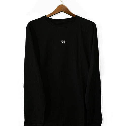 Black Fleece Pullover detail