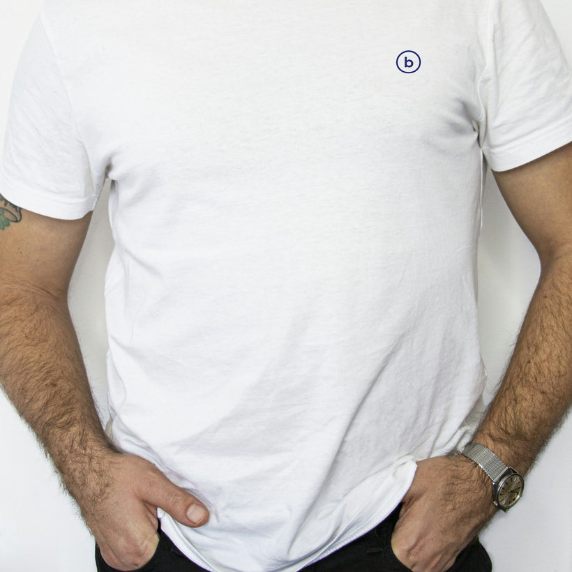 Classic White Pocket Tee