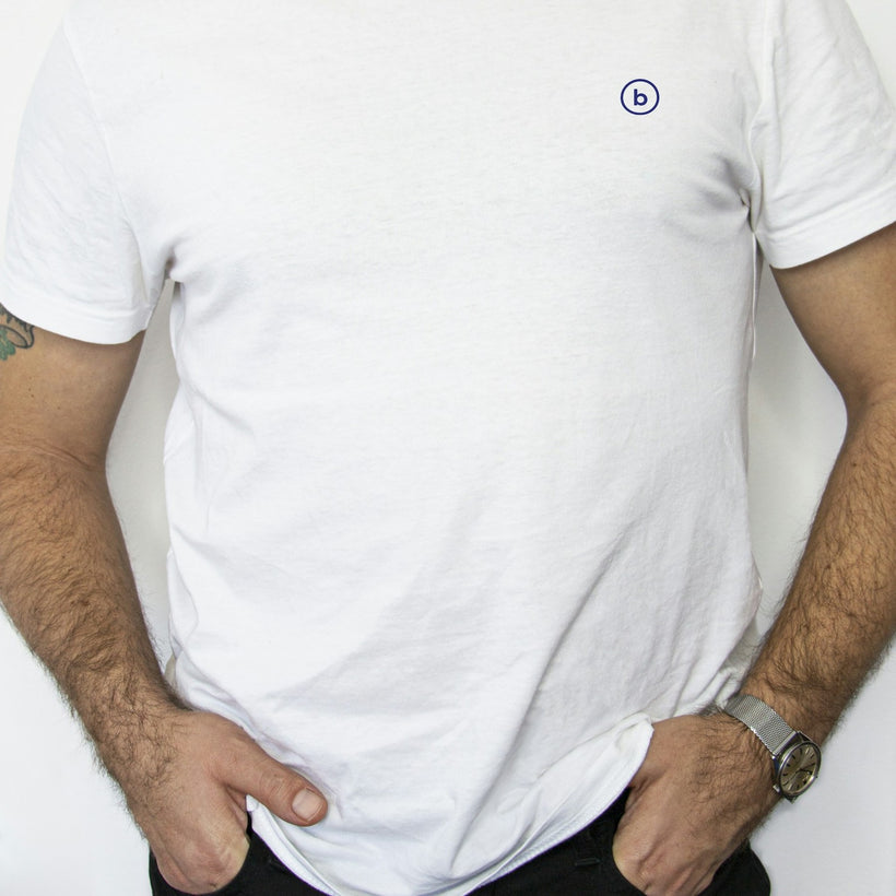 Classic White Pocket Tee